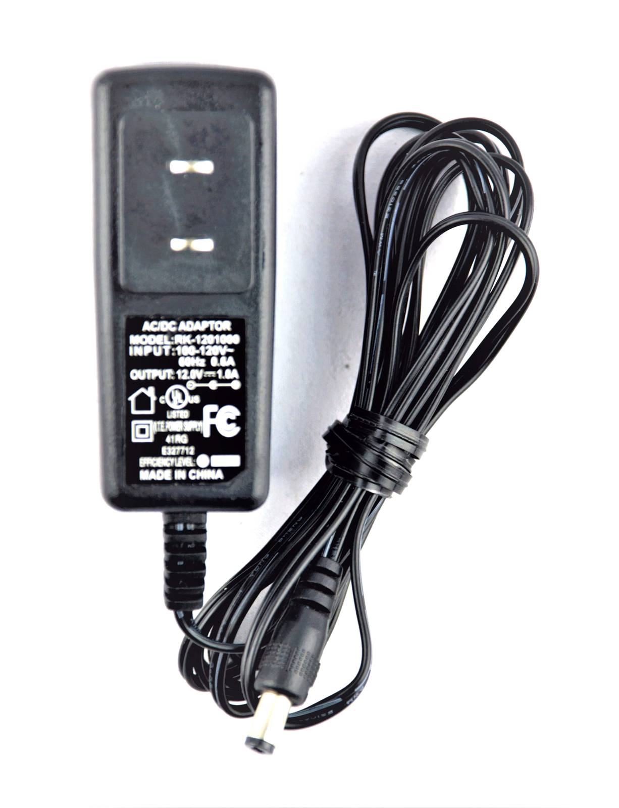 New 12V 1A AC/DC POWER ADAPTER RK-1201000 ITE POWER SUPPLY